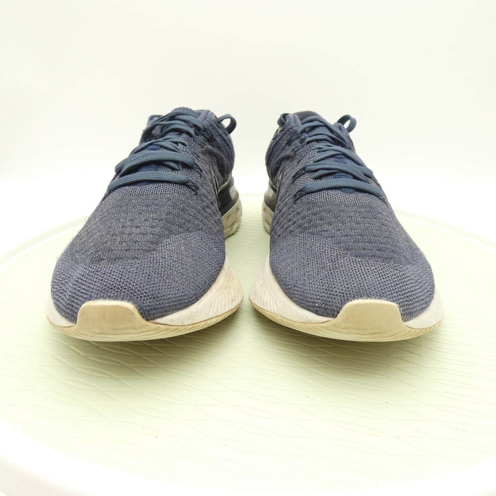 Nike React Infinity Run Flyknit 2 CT2357-401 Men 11.5 Running Shoes Blue Sneaker - Picture 2 of 10